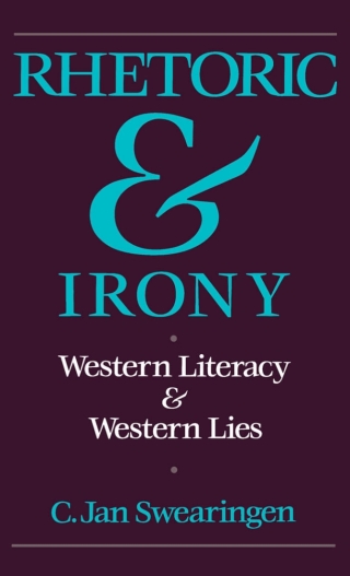Cover image: Rhetoric and Irony 9780195063622
