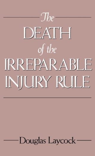 Immagine di copertina: The Death of the Irreparable Injury Rule 9780195063561