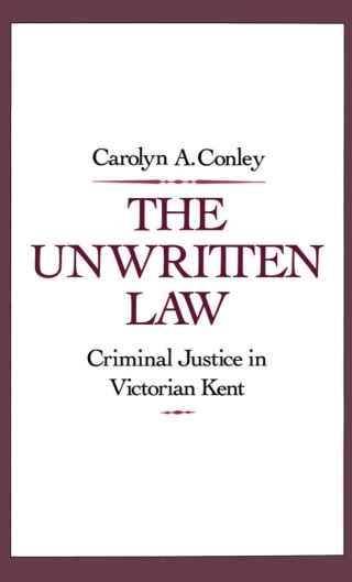 Cover image: The Unwritten Law 9780195063387
