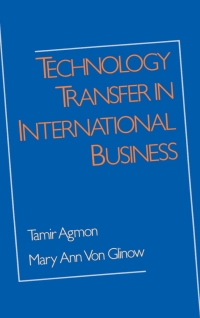 Cover image: Technology Transfer in International Business 1st edition 9780195062359