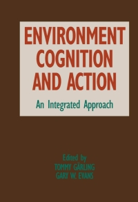 Cover image: Environment, Cognition, and Action 1st edition 9780195062205
