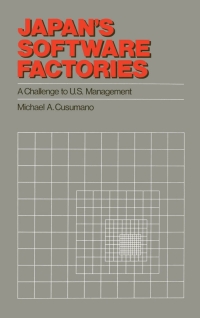 Cover image: Japan's Software Factories 9780195062168