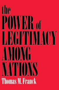 Immagine di copertina: The Power of Legitimacy among Nations 9780195061789