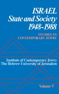 Imagen de portada: Studies in Contemporary Jewry 1st edition 9780195058277