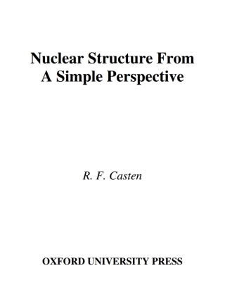 Titelbild: Nuclear Structure from a Simple Perspective 2nd edition 9780195045994