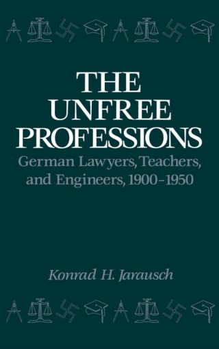 Imagen de portada: The Unfree Professions 9780195044829