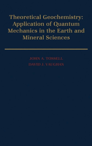 Cover image: Theoretical Geochemistry 9780195044034