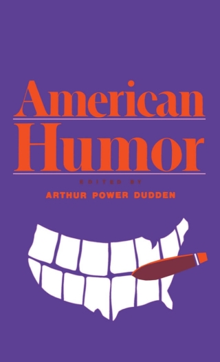 Imagen de portada: American Humor 1st edition 9780195042122
