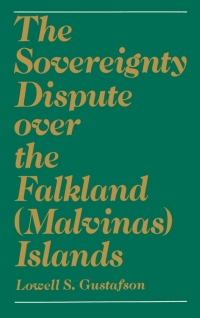 Titelbild: The Sovereignty Dispute Over the Falkland (Malvinas) Islands 9780195041842