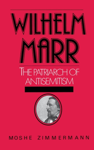 Cover image: Wilhelm Marr 9780195040050