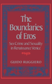 Imagen de portada: The Boundaries of Eros 9780195034653