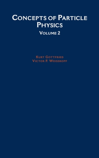 Cover image: Concepts of Particle Physics 9780195033939