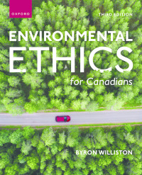 Cover image: Environmental Ethics for Canadians 3rd edition 9780190165925