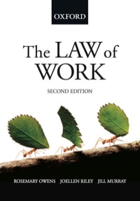 Imagen de portada: The Law of Work 2nd edition 9780195568813