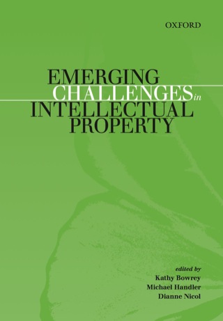 Imagen de portada: Emerging Challenges in Intellectual Property 1st edition 9780195575125