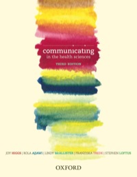 Imagen de portada: Communicating in the Health Sciences 3rd edition 9780195579048