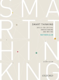 表紙画像: Smart Thinking: Skills for Critical Understanding and Writing 2nd edition 9780195524055