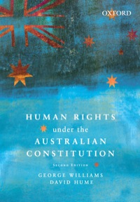 Immagine di copertina: Human Rights under  the Australian Constitution 2nd edition 9780195523119