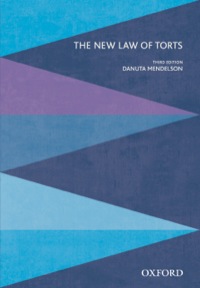 Omslagafbeelding: The New Law of Torts 3rd edition 9780195525069