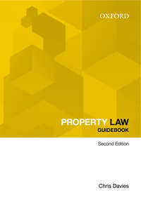 Cover image: Property Law Guidebook 2nd edition 9780195594034