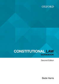 صورة الغلاف: Constitutional Law Guidebook 2nd edition 9780195594003