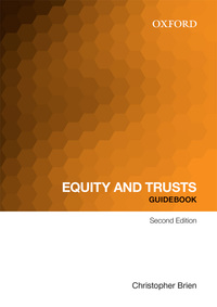 Omslagafbeelding: Equity and Trusts Guidebook 2nd edition 9780195594027