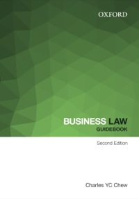 Imagen de portada: Business Law Guidebook 2nd edition 9780195593990