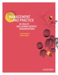 Cover image: Management and Practice in Health and Human Service Organisations 1st edition 9780195524154