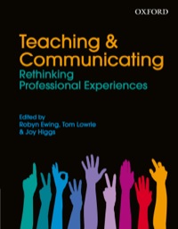 Imagen de portada: Teaching and Communicating: Rethinking Professional Experiences 9780195567212