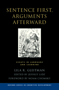 Cover image: Sentence First, Arguments Afterward 1st edition 9780199828098