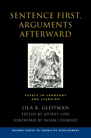 Imagen de portada: Sentence First, Arguments Afterward 1st edition 9780199828098