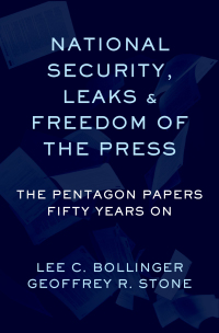 Titelbild: National Security, Leaks and Freedom of the Press 9780197519394