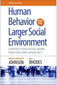 Imagen de portada: Human Behavior and the Larger Social Environment 3rd edition 9780190615550