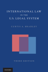 Imagen de portada: International Law in the US Legal System 3rd edition 9780197525609