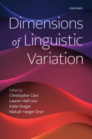 Cover image: Dimensions of Linguistic Variation 1st edition 9780197533505