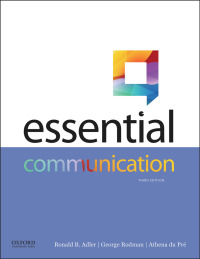 Cover image: Essential Communication 3rd edition 9780197544310