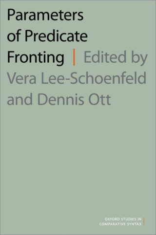 Cover image: Parameters of Predicate Fronting 9780197545560