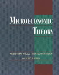 Cover image: Microeconomic Theory 9780195073409