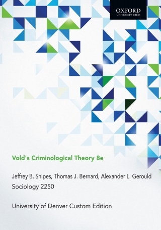 Cover image: Vold's Criminological Theory 8th edition 9780197551042