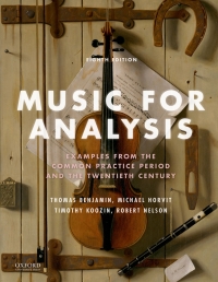 Cover image: Music for Analysis 8th edition 9780190620752