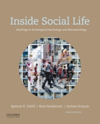 Cover image: Inside Social Life 8th edition 9780190647889