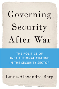 Cover image: Governing Security After War 9780197572382