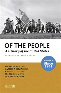 Imagen de portada: Of the People: A History of the United States, Volume II: Since 1865 with Sources 5th edition 9780197586150