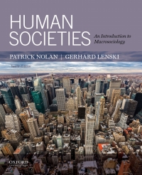 Cover image: Human Societies: An Introduction to Macrosociology 12th edition 9780199375547