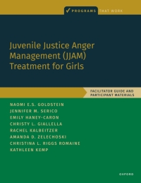 Titelbild: Juvenile Justice Anger Management (JJAM) Treatment for Girls 9780197609286