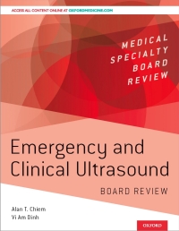 Imagen de portada: Emergency and Clinical Ultrasound Board Review 9780190696825