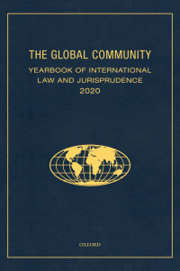 Imagen de portada: The Global Community Yearbook of International Law and Jurisprudence 2020 9780197618721