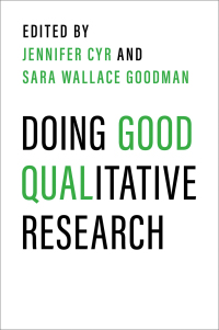 Imagen de portada: Doing Good Qualitative Research 1st edition 9780197633137