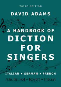 Cover image: A Handbook of Diction for Singers 3rd edition 9780197639504