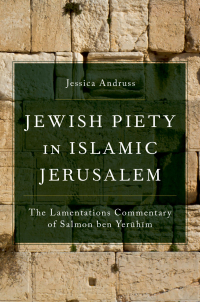 Cover image: Jewish Piety in Islamic Jerusalem 9780197639559